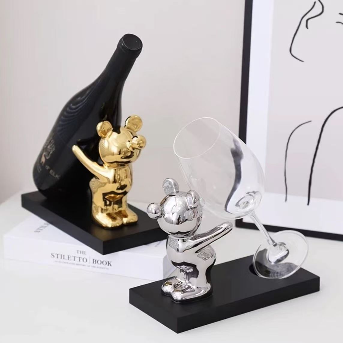 Ceramic Wine Rack Holder