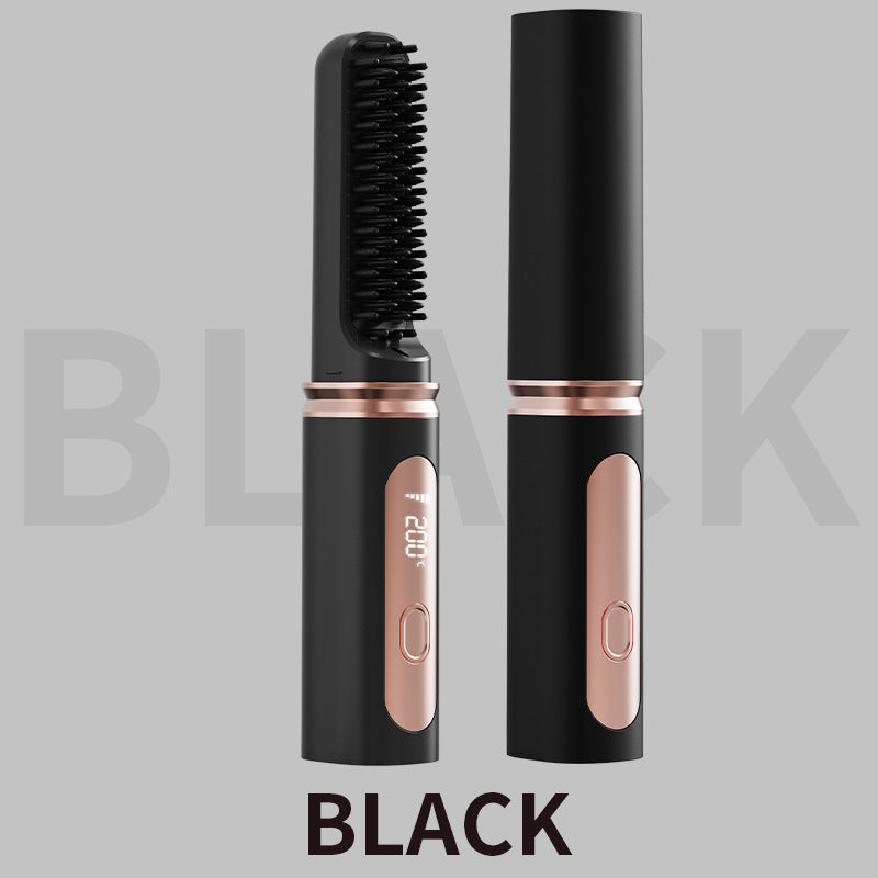 Ceramic Wireless Hair Straightener Comb