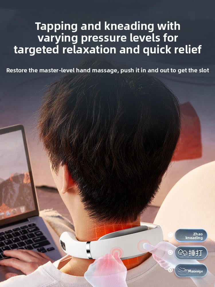 Cervical Neck Massager with Heat and Pulse Therapy