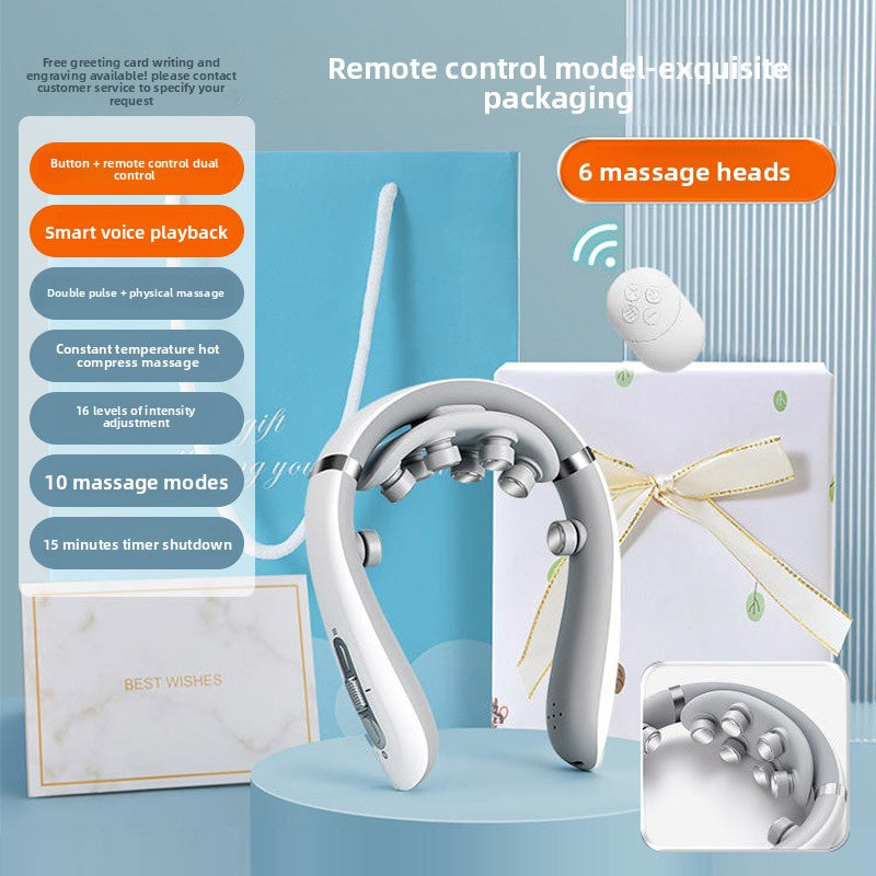Cervical Neck Massager with Heat and Pulse Therapy