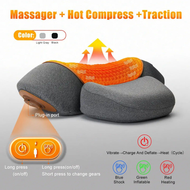 Cervical Pillow with Massage and Heating