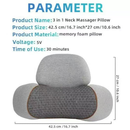 Cervical Pillow with Massage and Heating