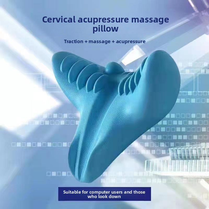 Cervical Spine Massage Pillow with Gravity Acupressure