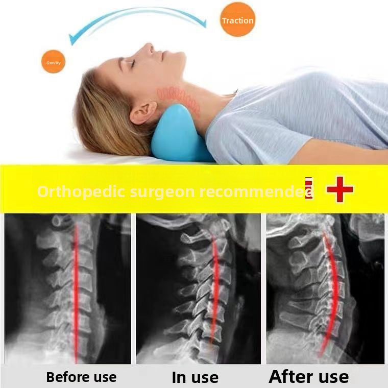 Cervical Spine Massage Pillow with Gravity Acupressure