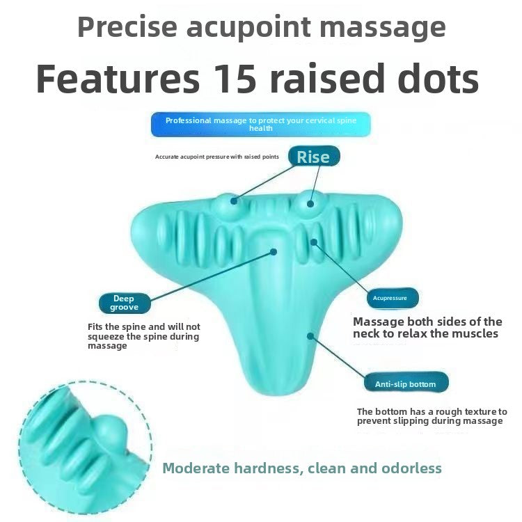 Cervical Spine Massage Pillow with Gravity Acupressure