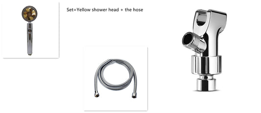 Buy Shower Head Water Saving – 360° Rotating ABS Rain Nozzle