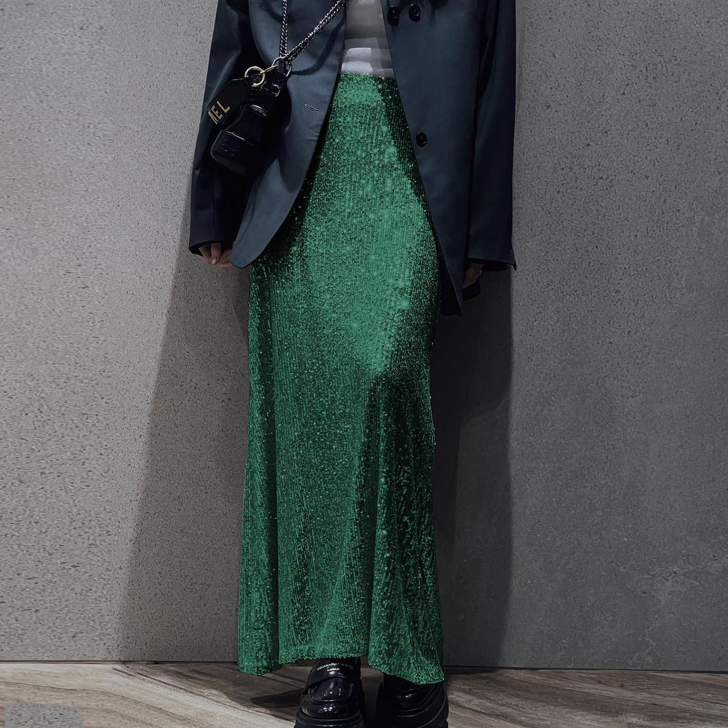 Buy High-Density Sequin Midi Skirt for Women – Social Media Hit