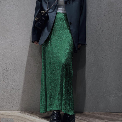 Buy High-Density Sequin Midi Skirt for Women – Social Media Hit