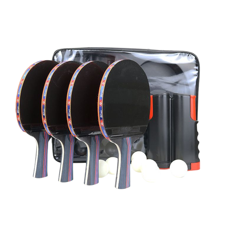 Boli Table Tennis Racket Set with Net Balls for Family Games