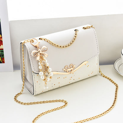 Chain Strap Sequins Crossbody Shoulder Bag