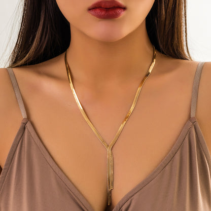 Chain Tassel Necklace