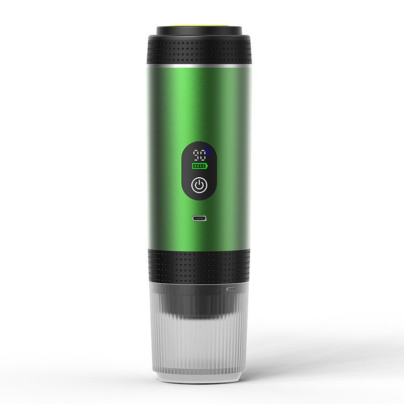 Charging capsule coffee machine