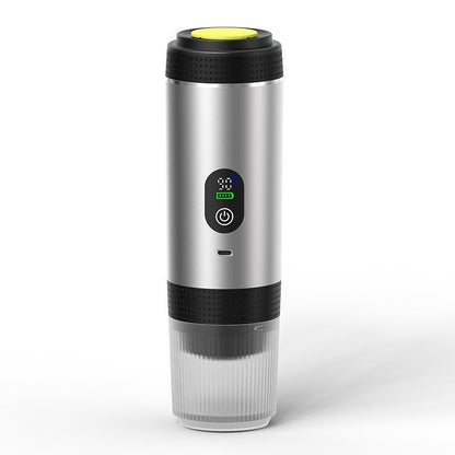 Charging capsule coffee machine