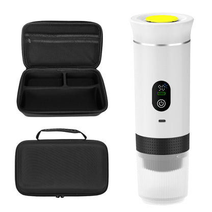 Charging capsule coffee machine