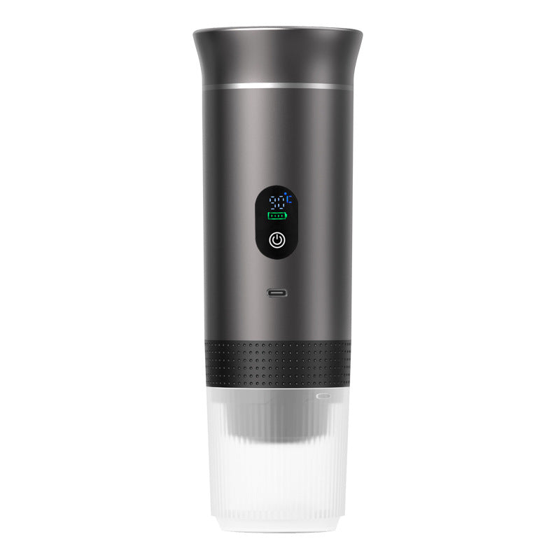 Charging capsule coffee machine