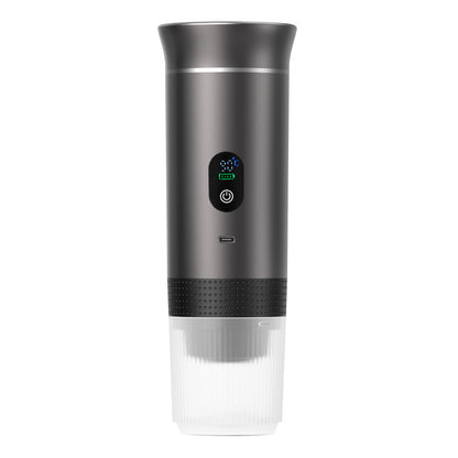 Charging capsule coffee machine