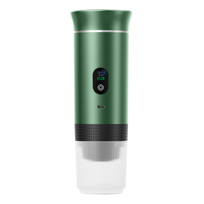 Charging capsule coffee machine
