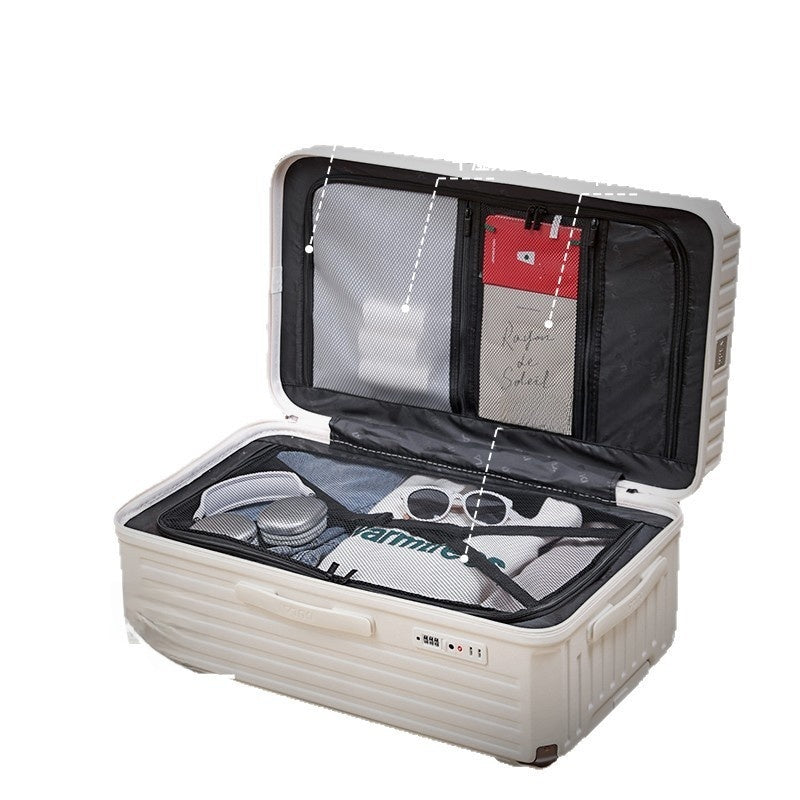 Charging cup holder, trolley case, student travel case