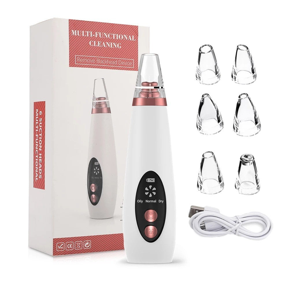 Charging device for removing blackheads, blackhead remover, facial cleansing instrument