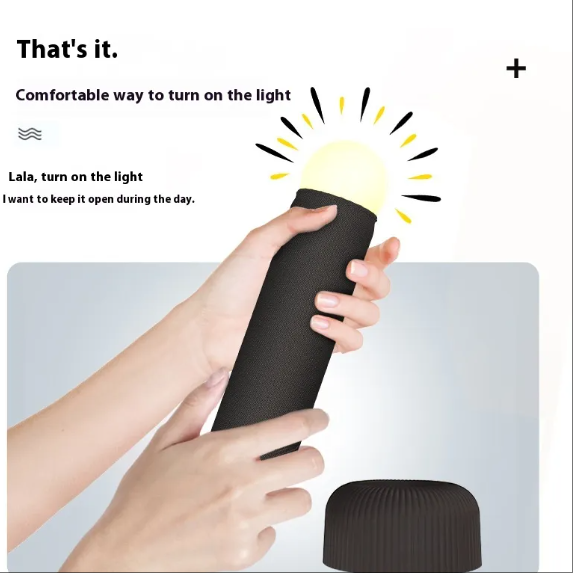 Charging hand-pulled night light bedroom bedside sleep light atmosphere light desktop funny creative birthday gift