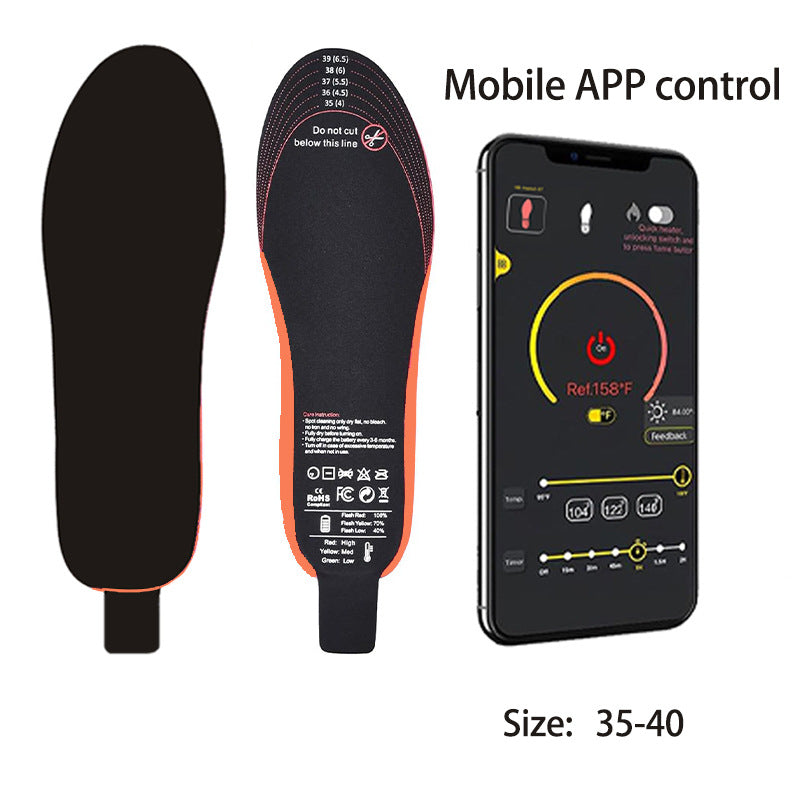 Charging heating foot pads