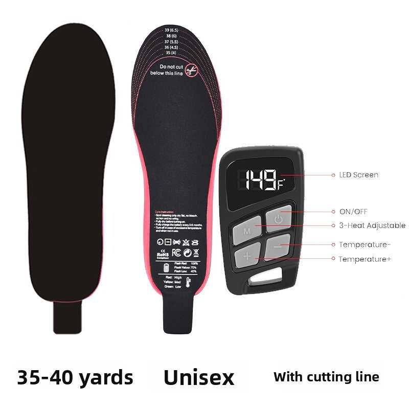 Charging heating foot pads