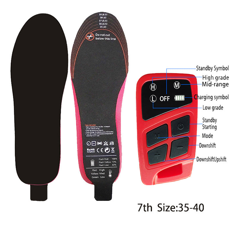 Charging heating foot pads