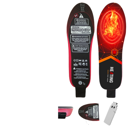 Charging heating foot pads