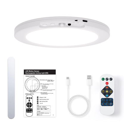 Charging induction ceiling lamp
