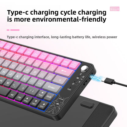 Charging wireless keyboard