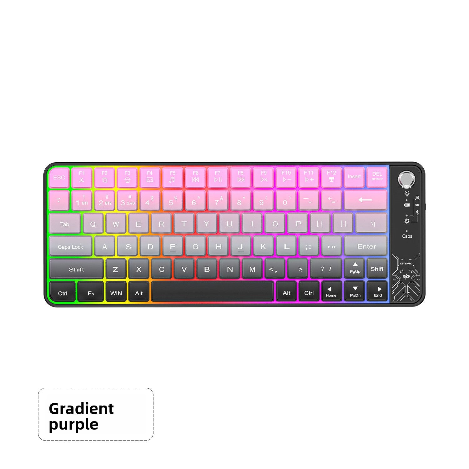 Charging wireless keyboard