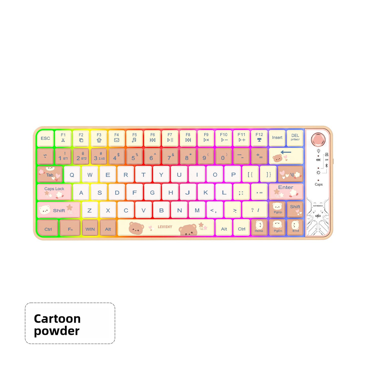 Charging wireless keyboard
