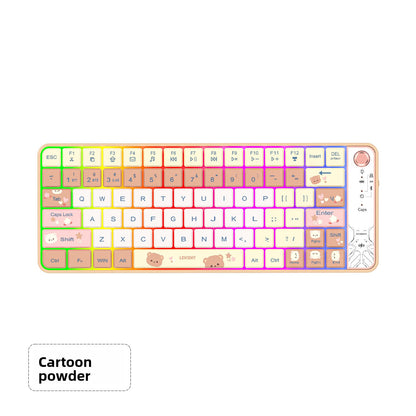 Charging wireless keyboard