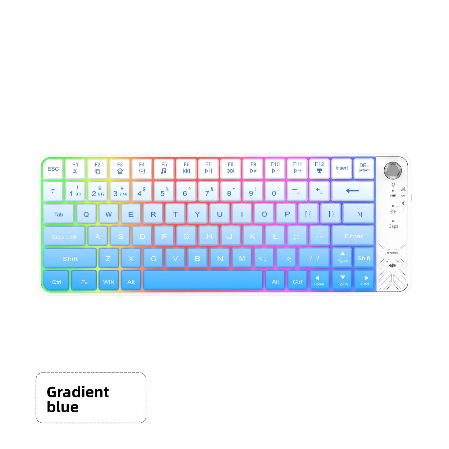 Charging wireless keyboard