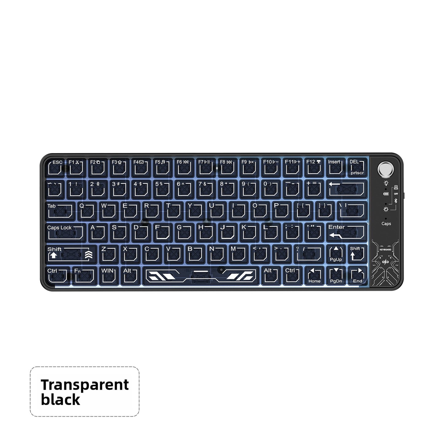 Charging wireless keyboard