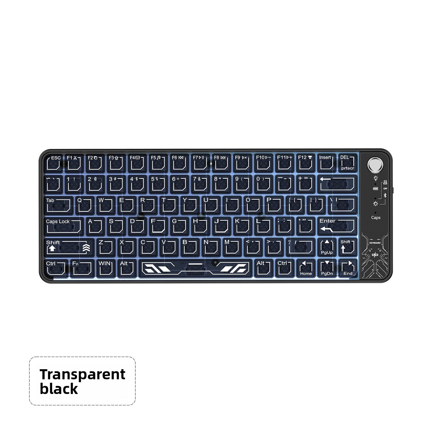 Charging wireless keyboard