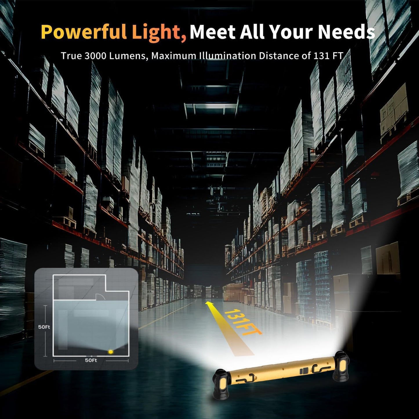 Charging work inspection lamp
