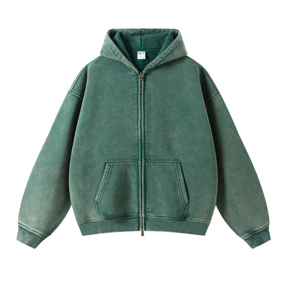 Charitee Retro Fleece-Lined Hooded Sweatshirt