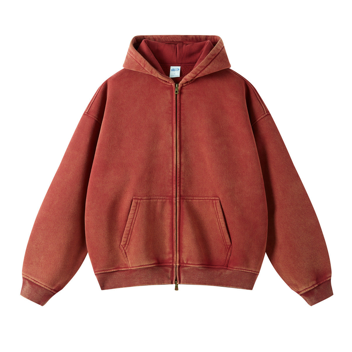Charitee Retro Fleece-Lined Hooded Sweatshirt