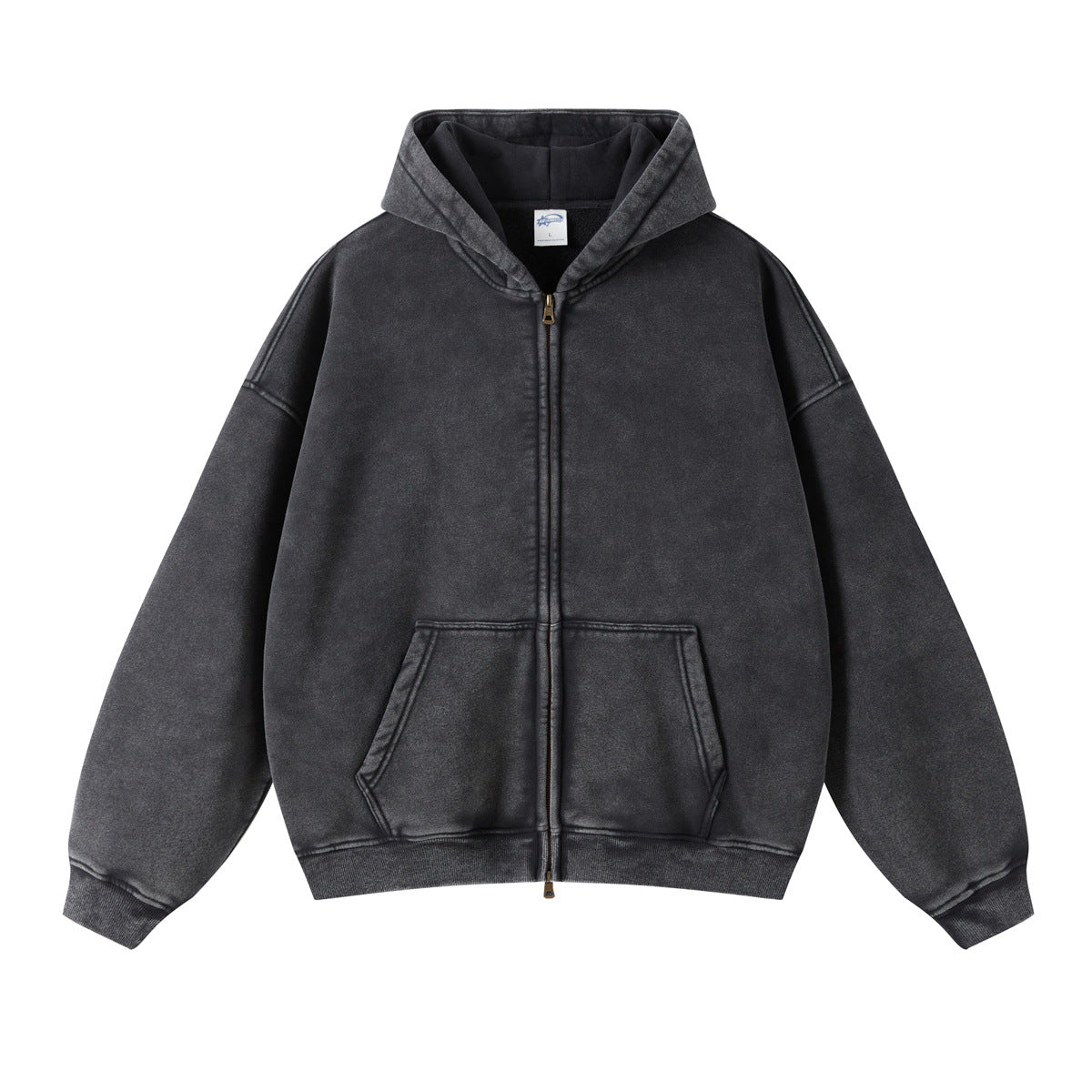 Charitee Retro Fleece-Lined Hooded Sweatshirt