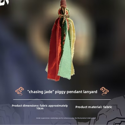 Chasing Jade Piggy Character Pendant