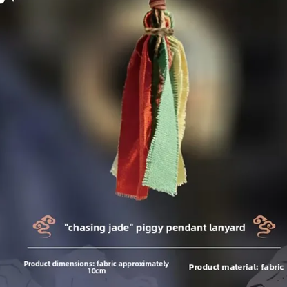 Chasing Jade Piggy Character Pendant
