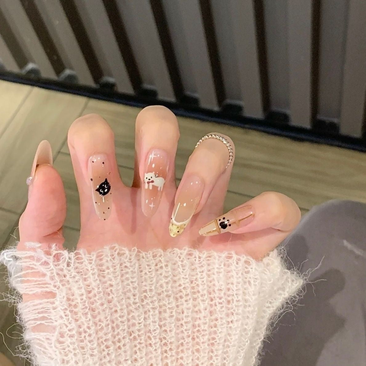 Chasing Light Cat Eye Nail Stickers