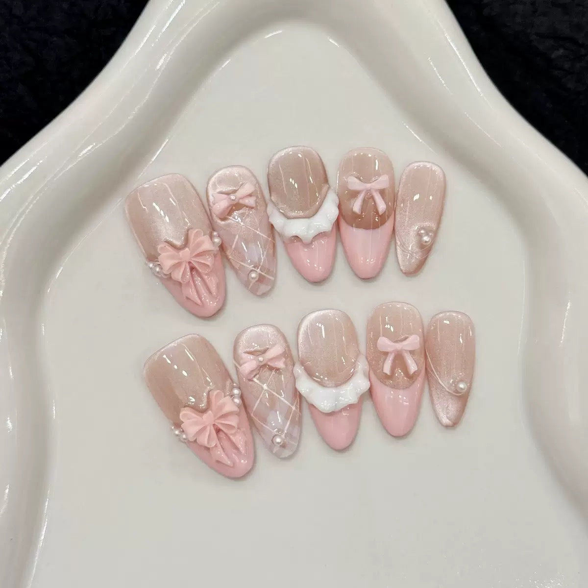 Chasing Light Cat Eye Nail Stickers