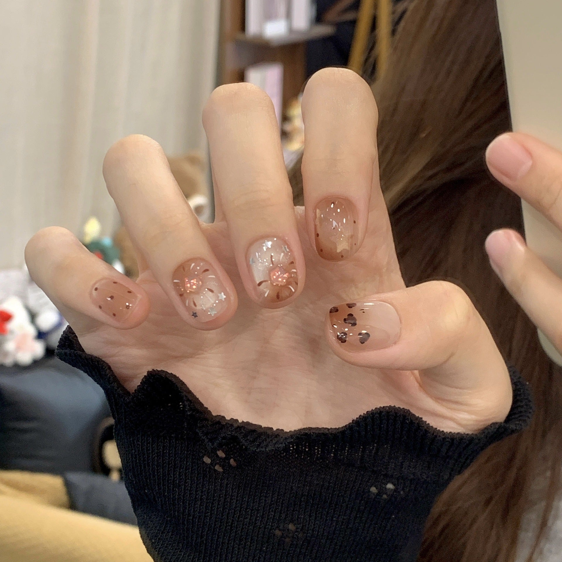 Chasing Light Cat Eye Wearable Nail Stickers