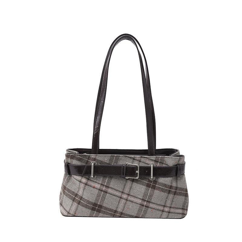 Check Pattern Women Shoulder Messenger Bag