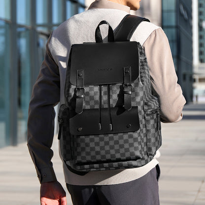 Checkered Backpack Commuter