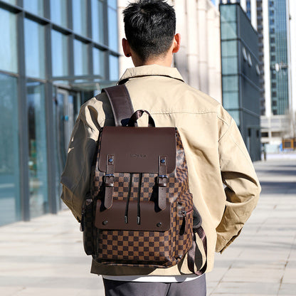 Checkered Backpack Commuter