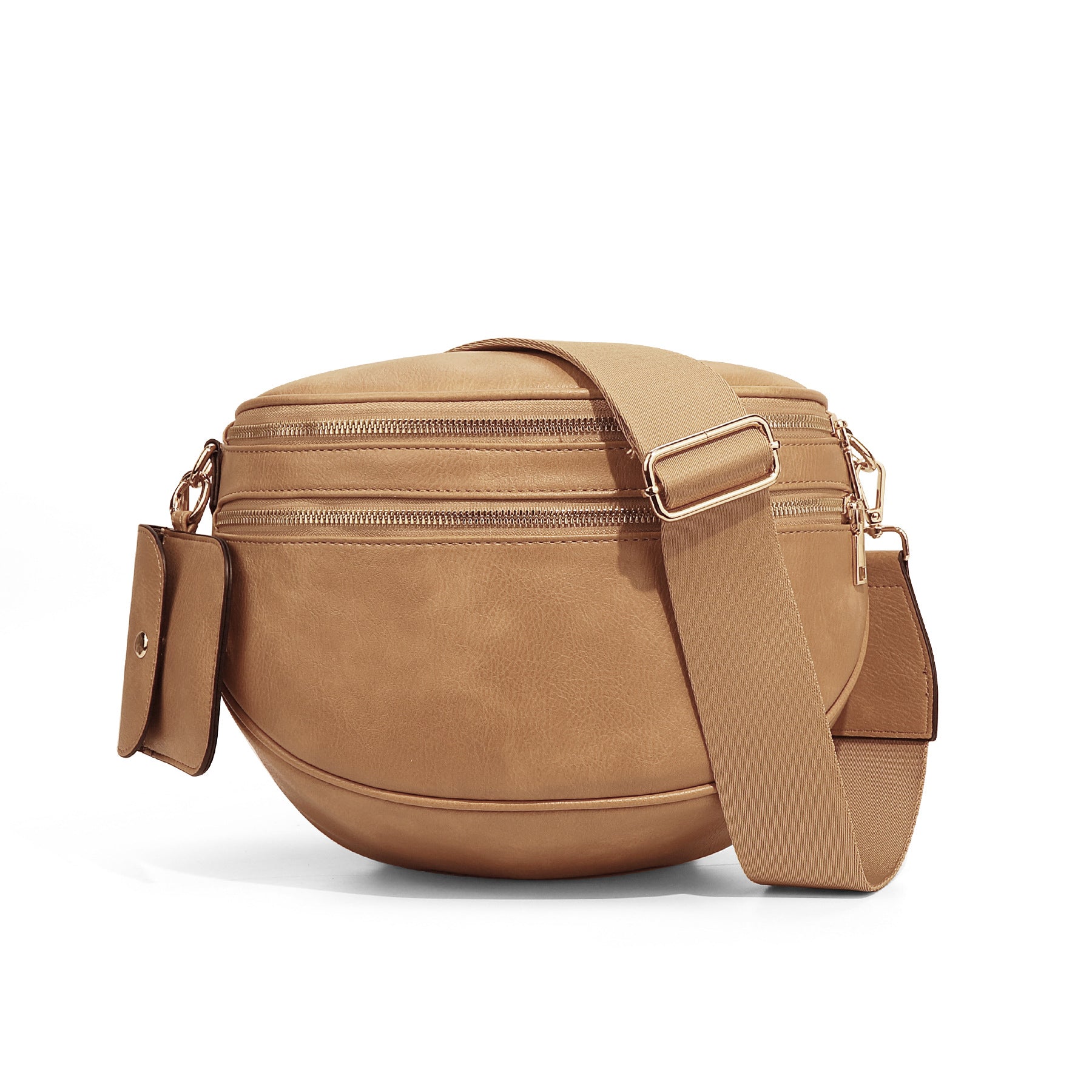 Checkered Crossbody Bag with Adjustable Strap
