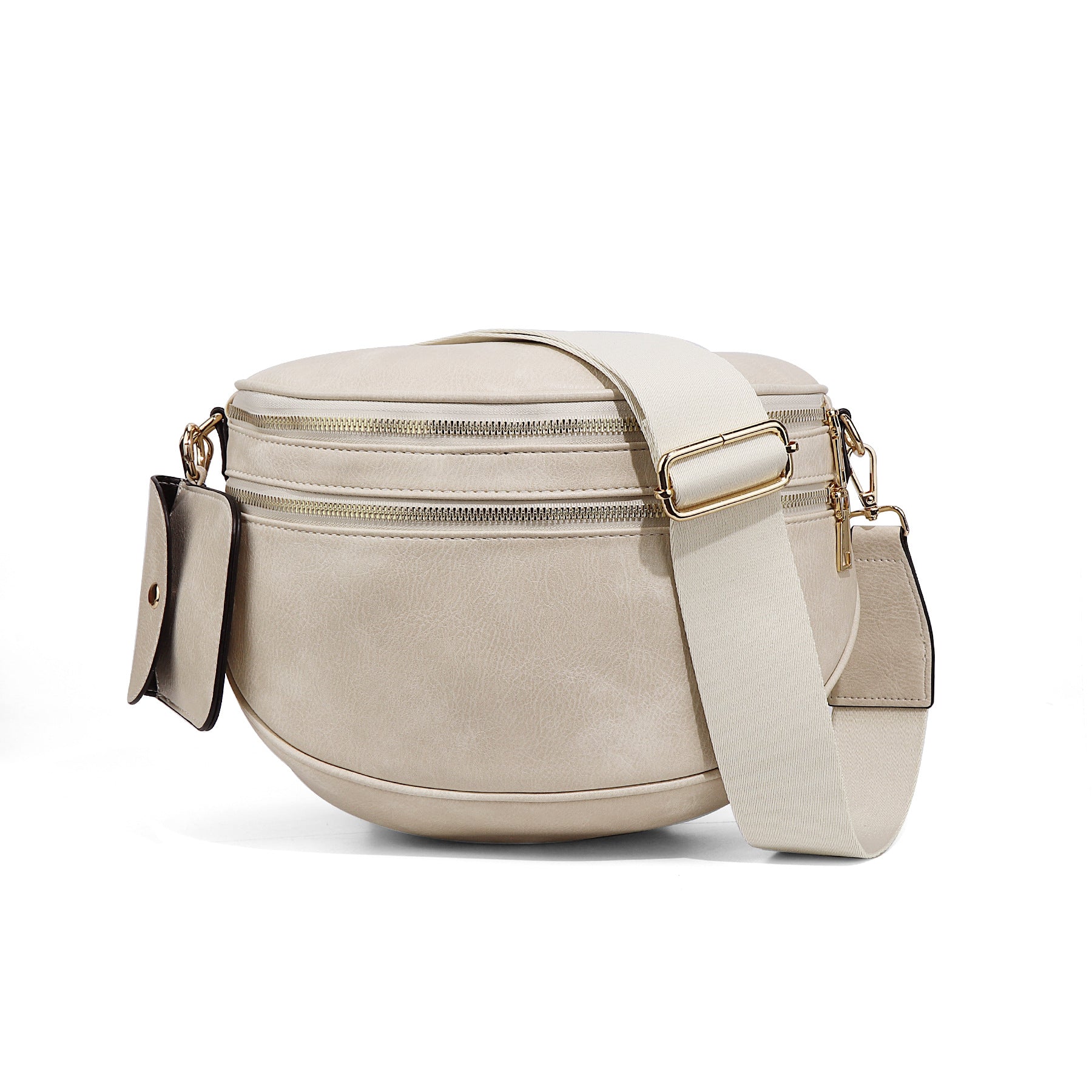 Checkered Crossbody Bag with Adjustable Strap